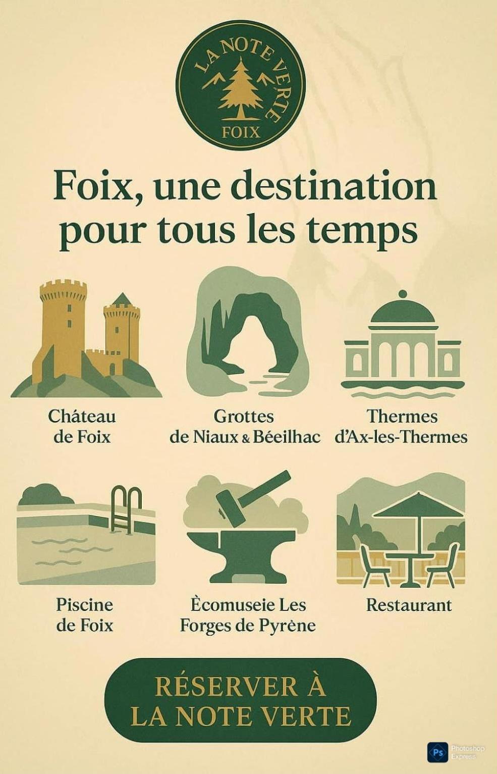 La Note Verte - Parking Gratuit Devant L'Entree Foix Exterior foto